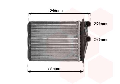 VAN WEZEL Siltummainis, Salona apsilde 43006380